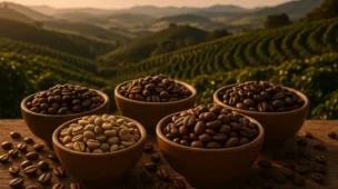 Características sensoriais das regiões produtoras de café mineiro