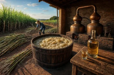O Processo Artesanal de Produção da Cachaça: Do Plantio da Cana à Destilação